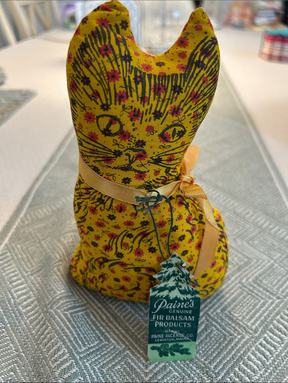 Paines Fir Balsam Yellow Floral Cat Sachet